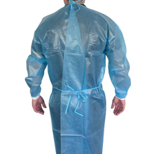 Load image into Gallery viewer, Disposable Isolation Gowns - Knitted Cuff - Level 2 - PACK OF 10 PIECES - D2D HealthCo.
