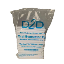 Cargar imagen en el visor de la galería, Oral Evacuator Tips - CASE (1,000 pieces) - D2D HealthCo.
