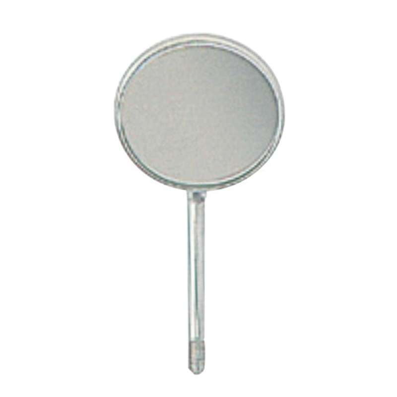 Front Surface (Rhodium) Mouth Mirror #4 - Simple Stem (12 Pieces) - D2D HealthCo.