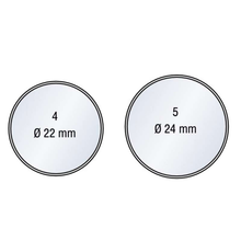 Load image into Gallery viewer, Front Surface (Rhodium) Mouth Mirror #5 - Simple Stem (12 Pieces) - D2D HealthCo.
