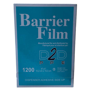 Barrier Film with Dispenser - CASE (6 Rolls/Boxes) - D2D HealthCo.