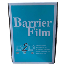 Cargar imagen en el visor de la galería, Barrier Film with Dispenser - CASE (6 Rolls/Boxes) - D2D HealthCo.
