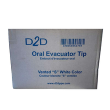 Cargar imagen en el visor de la galería, Oral Evacuator Tips - CASE (1,000 pieces) - D2D HealthCo.
