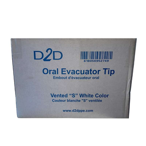 Oral Evacuator Tips - CASE (1,000 pieces) - D2D HealthCo.