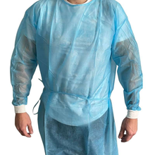 Load image into Gallery viewer, Disposable Isolation Gowns - Knitted Cuff - PACK OF 10 PIECES - D2D HealthCo.
