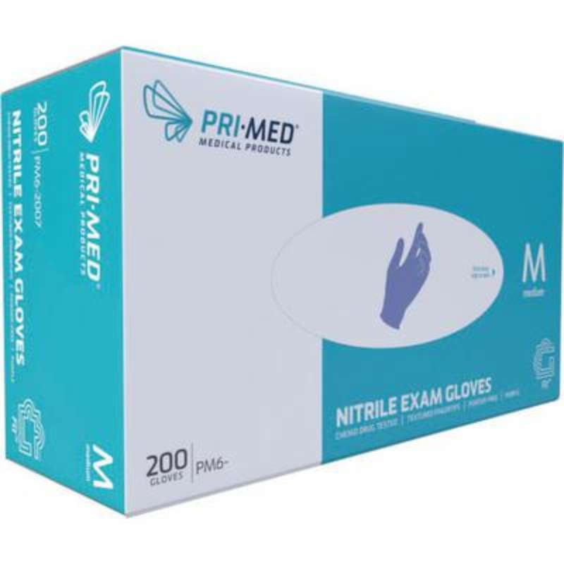 PRIMED Fit Nitrile Gloves - CASE - D2D HealthCo.