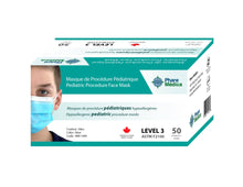 Load image into Gallery viewer, ASTM Level 3 Pediatric Mask - Box (50 Masks) - D2D HealthCo.
