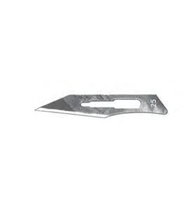 AL Scalpel Blade 25 Stainless Steel  Sterile 100/Bx