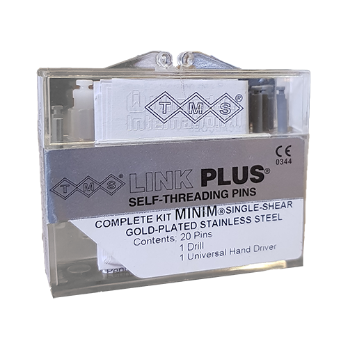 Self-Threading Pin System Link Plus Complete Kit, Minim Single Silver