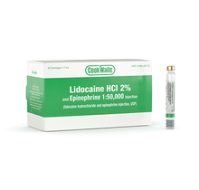 Load image into Gallery viewer, Lidocaine 1:50M Anaesthetic 50/Bx (Green)
