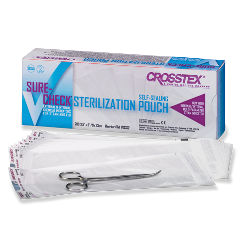 Sure-Check Sterilization Pouches 5.25" x 10" 200/Box