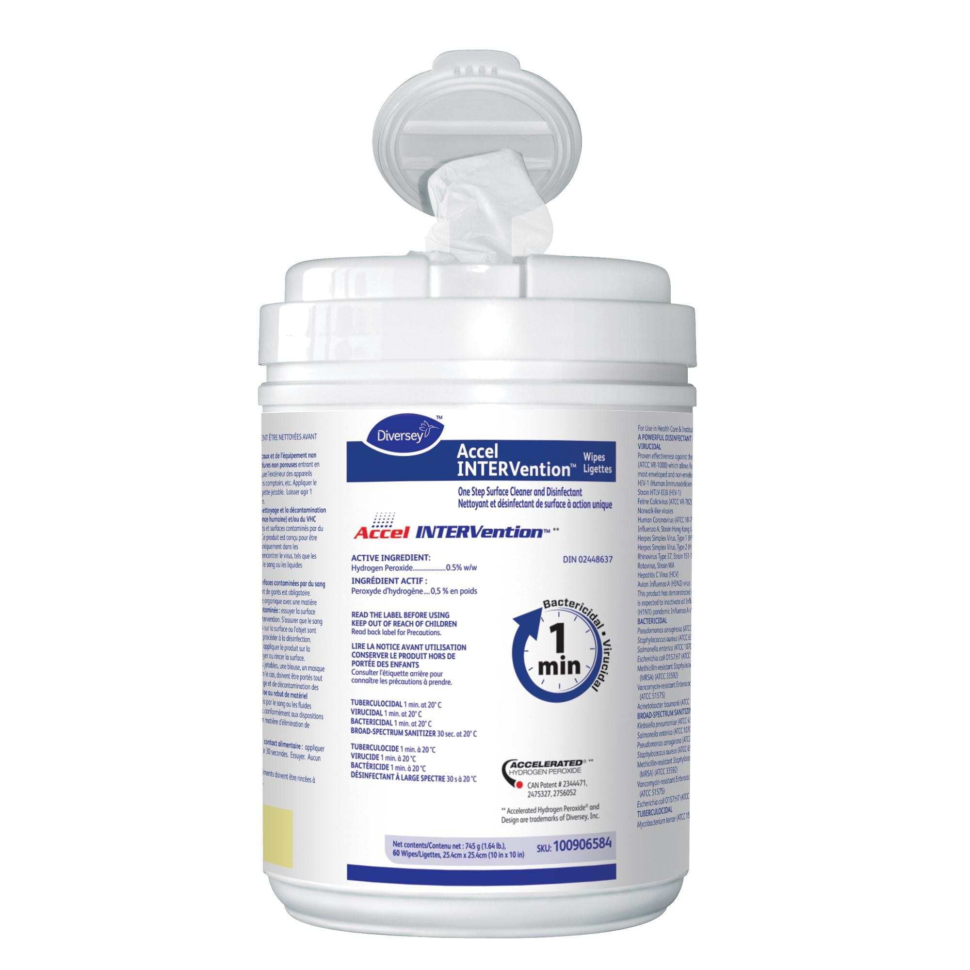 Accel INTERVention Disinfectant Wipes – D2D HealthCo.