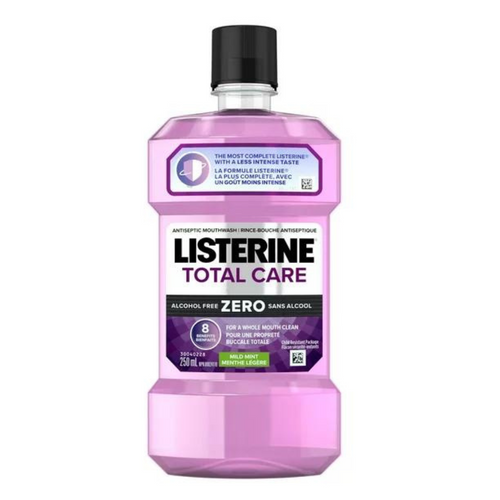 Listerine Total Care Zero Mild Mint Antiseptic Mouthwash, Alcohol Free, 1 L