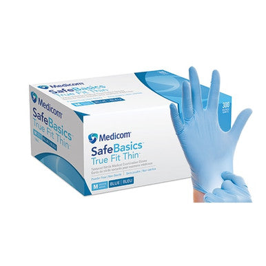 Medicom SafeBasics True Fit Nitrile Gloves 300/Box
