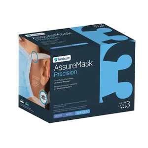 AssureMask Precision Surgical Tie-On Masks with SureView Technology 50/Box