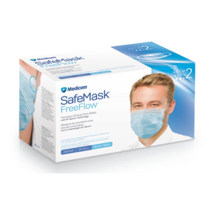 SafeMask FreeFlow Earloop w/Air Space Technology Level 2 50/Box