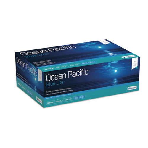 Ocean Pacific Blue Lite Gloves Nitrile PF 200/box