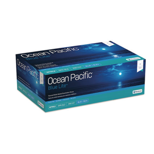 Gants Ocean Pacific Blue Lite Nitrile PF 200/boîte