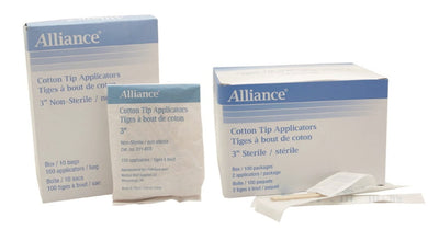 ALLIANCE® COTTON TIP APPLICATORS - CASE (1000 Pieces) - D2D HealthCo.