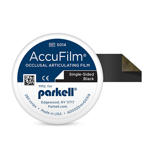 AccuFilm I Black .0008" (21 microns)/ 280 strips (3-1/2" x 7/8").