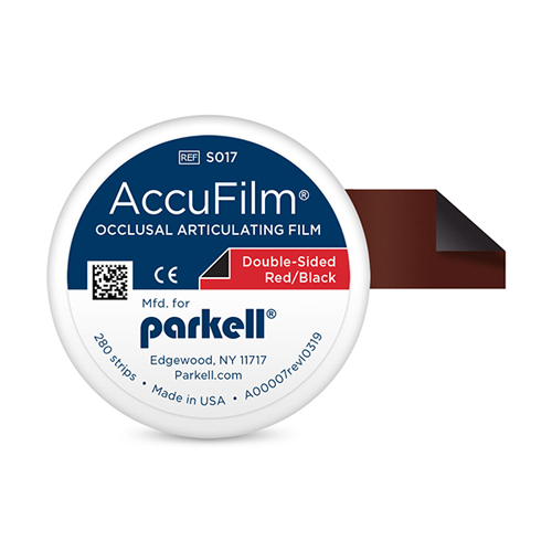 AccuFilm II Red/Black .0008" (21 microns)/ 280 strips (3-1/2" x 7/8").