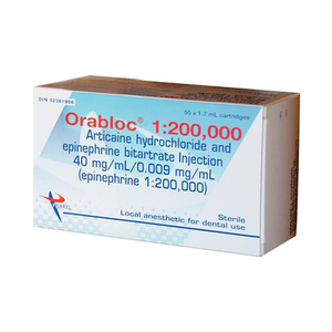 Orabloc 1:200.000 EPI 4% Arti 1.8ml 50/Bx