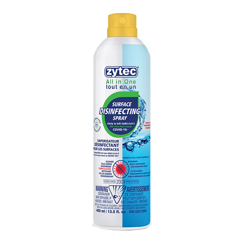 Spray désinfectant pour surfaces Zytec 400 ml