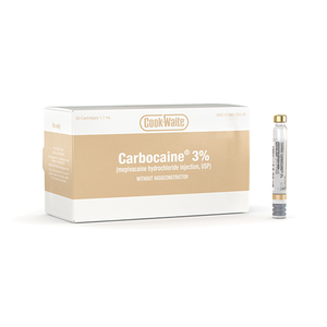 Carbocaine 3% Plain. 50/Pk