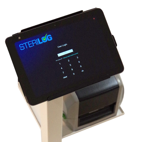 STERILOG System Complete with Premium Microsoft Surface Go 2 Tablet, and Transfer Printer